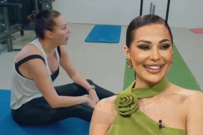 Ceca pokazala kako održava liniju tokom treninga u teretani