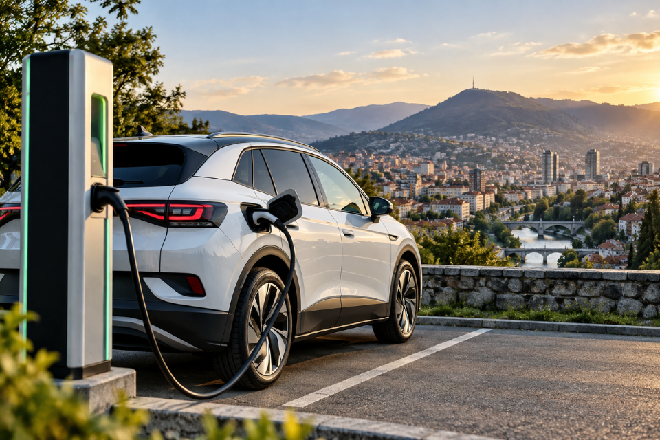 Za kupovinu automobila moguće dobiti do 12.000 KM,električno vozilo na punjaču u BiH – subvencije za kupovinu novih vozila