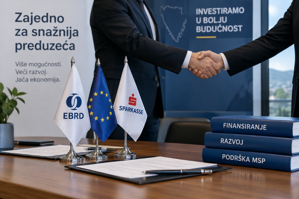 20 miliona eura novog finansiranja za domaće firme - Finansiranje domaćih firmi u BiH kroz program EBRD-a i EU – ilustracija