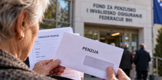 Isplaćene penzije za august: Evo koliko je dobilo 472.288 korisnika u FBiH Penzije za august u FBiH