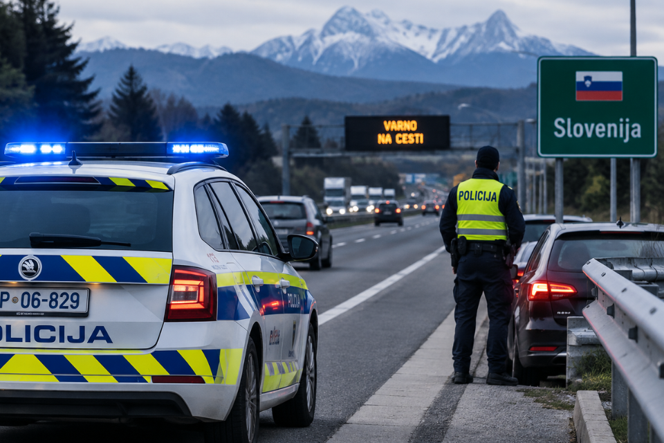 Filmska drama u Sloveniji tokom policijske kontrole
