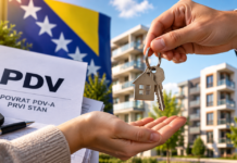 Dobre vijesti za građane BiH: Konačno kreće povrat PDV-a na kupovinu prvog stana Povrat PDV-a za kupovinu prvog stana u BiH