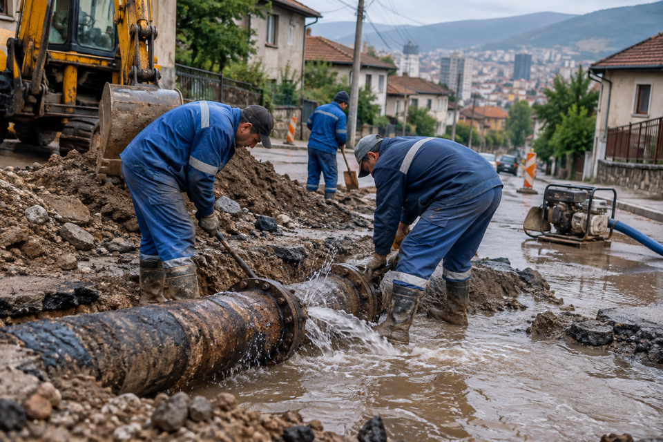 Sarajevo gubi vodu zbog problema sa starom vodovodnom mrežom
