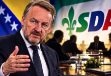 DEFINITIVNA ODLUKA! IZETBEGOVIĆ OTKRIO S KIM SDA IDE U KOALICIJU: Građani BiH u šoku! Bakir Izetbegović i koalicija SDA – ilustracija političkih pregovora u Bosni i Hercegovini.