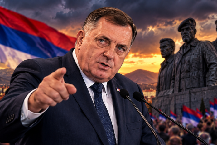 Milorad Dodik – AI ilustracija uz govor na Palama i izjave o muslimanima
