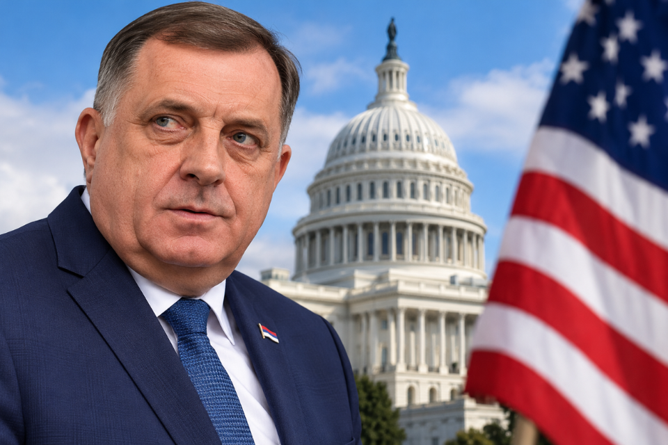 Milorad Dodik i planirana posjeta Americi – ilustracija uz zgradu američkog Kongresa