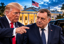 NOVA DRAMA U WASHINGTONU: Procurili novi detalji sastanka između Milorada Dodika i osoblja Bijele kuće, Donald Trump na potezu Nova drama u Washingtonu – Milorad Dodik i Donald Trump u ilustraciji političkih kontakata s Bijelom kućom