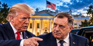 NOVA DRAMA U WASHINGTONU: Procurili novi detalji sastanka između Milorada Dodika i osoblja Bijele kuće, Donald Trump na potezu Nova drama u Washingtonu – Milorad Dodik i Donald Trump u ilustraciji političkih kontakata s Bijelom kućom